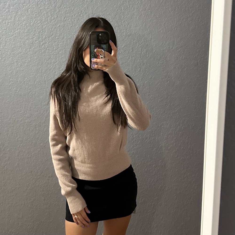 Nude Pink Small H&M 100% Cashmere Sweater